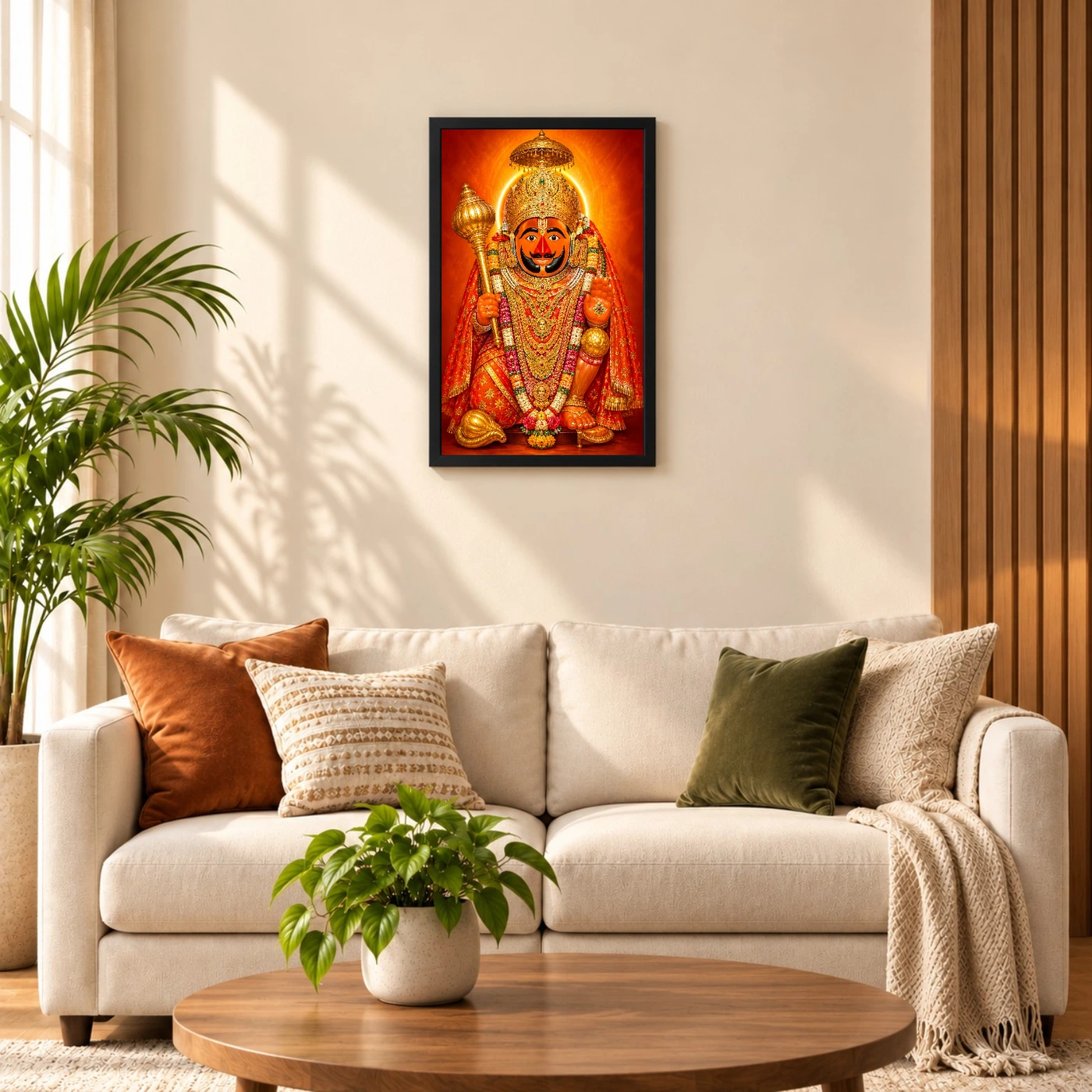 Salasar Balaji Vivid Premium Spiritual Poster Art Photo Frame, view 8