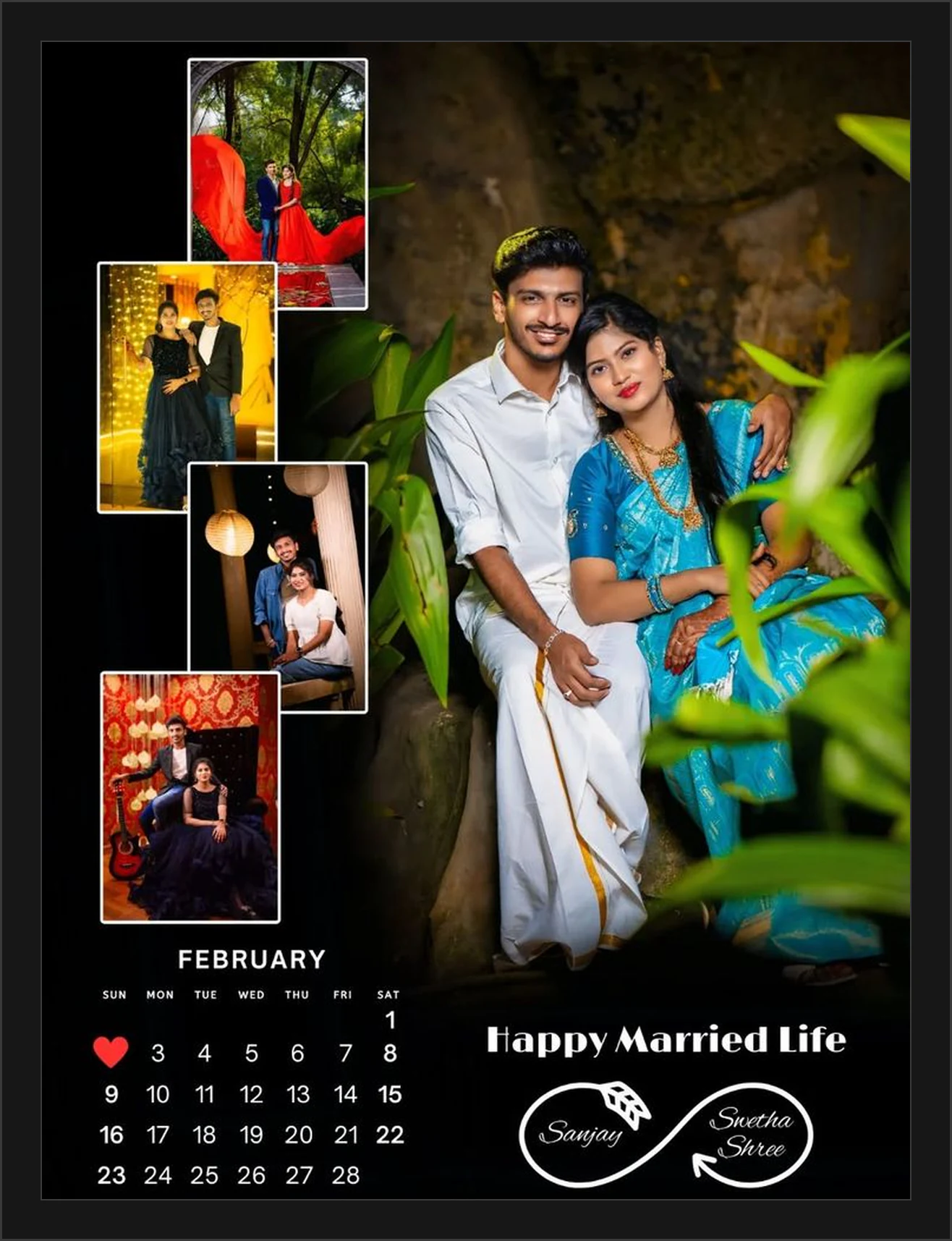 Temp 43 - Sanjay and Swetha Wedding Calendar