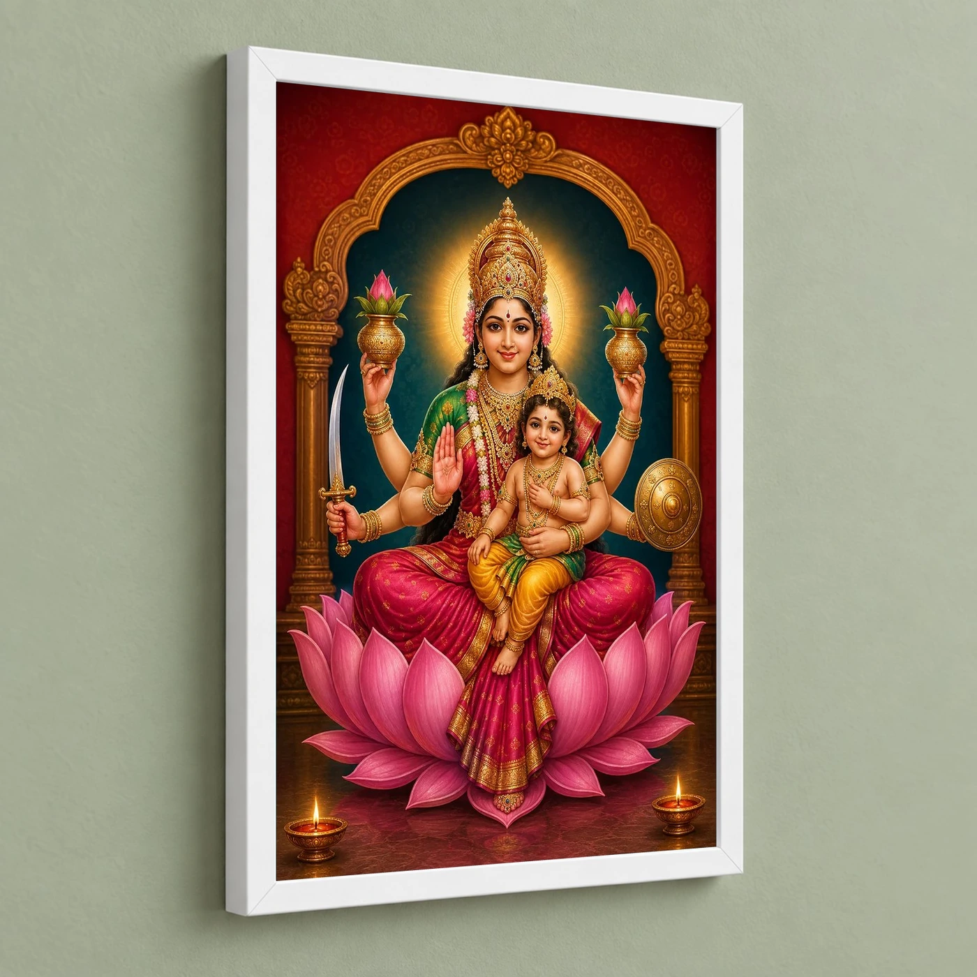 Santana Lakshmi — Goddess of Progeny Frame, view 5
