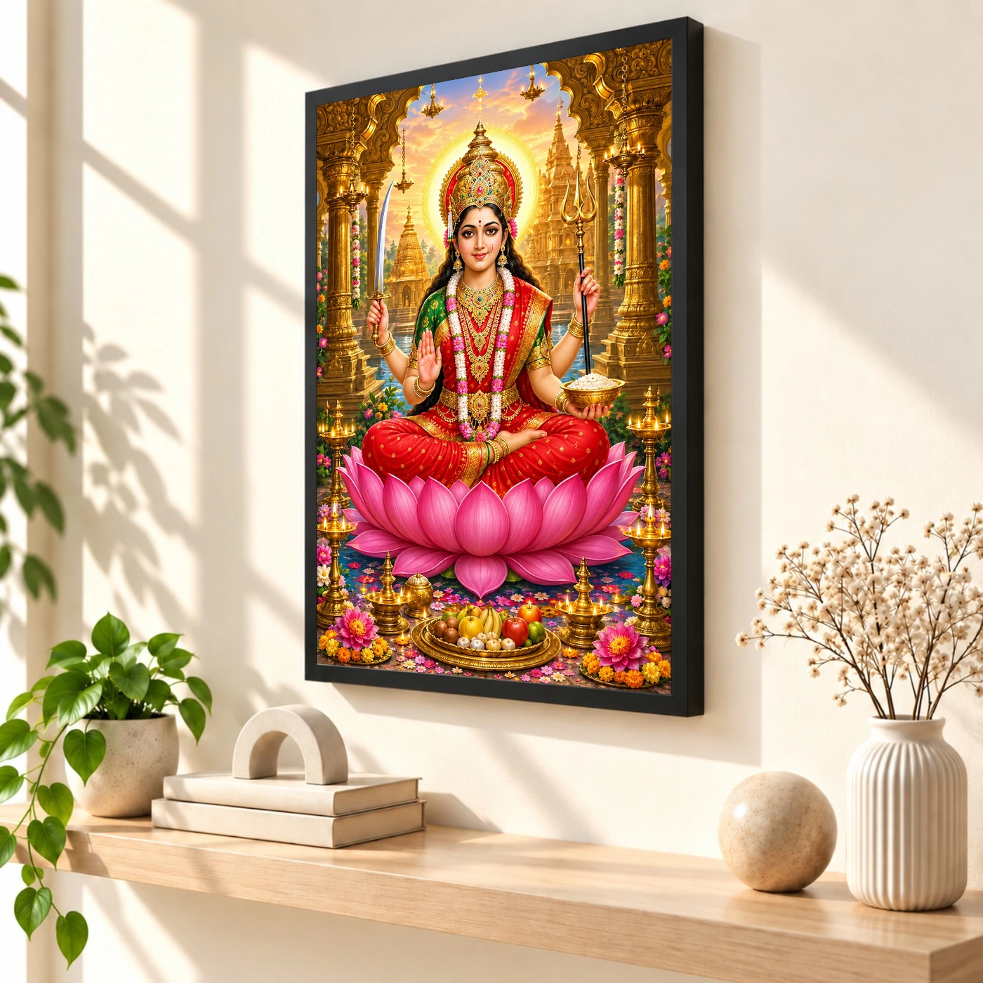 Santoshi Maa Friday Vrat Blessings Photo Frame, view 2