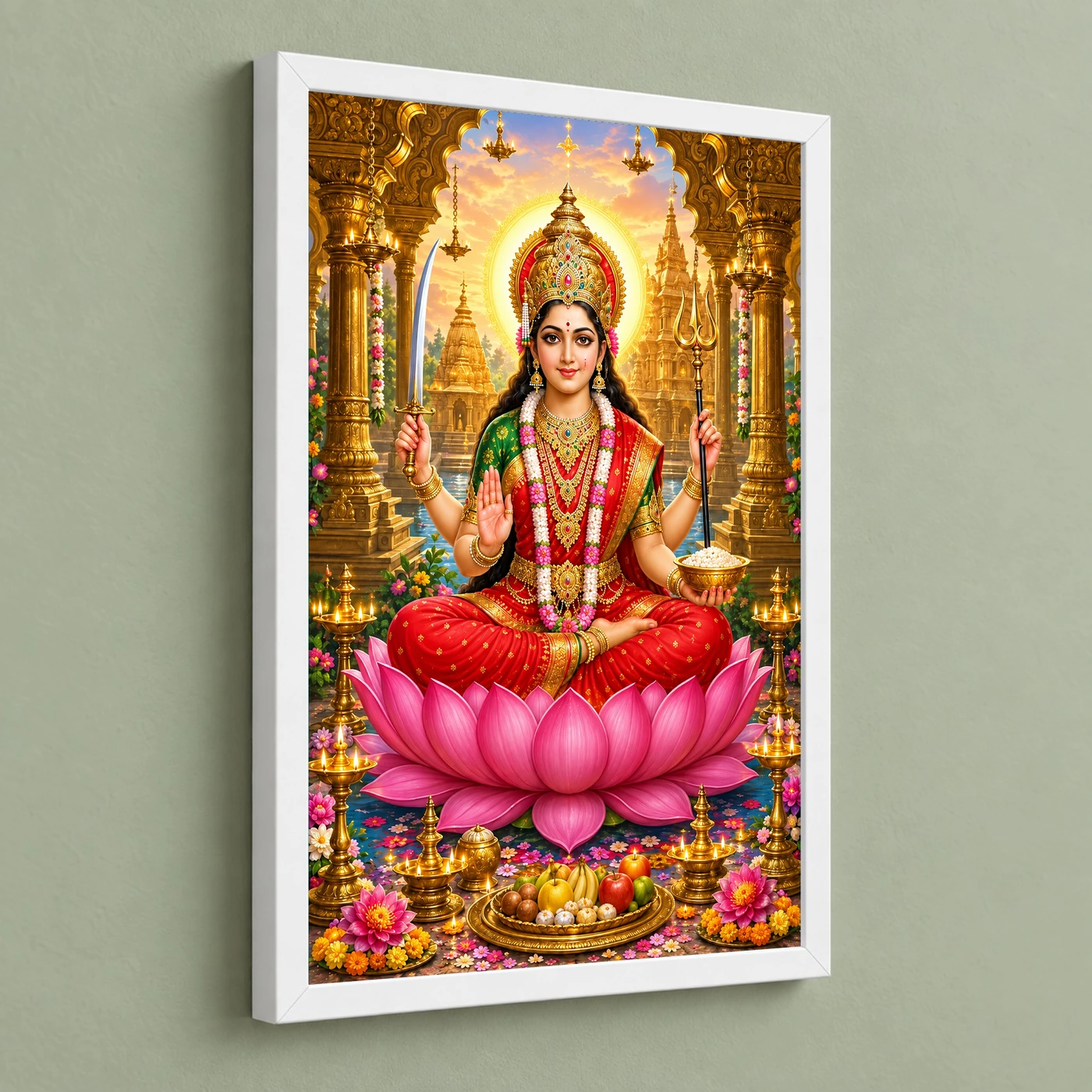 Santoshi Maa Friday Vrat Blessings Photo Frame, view 5