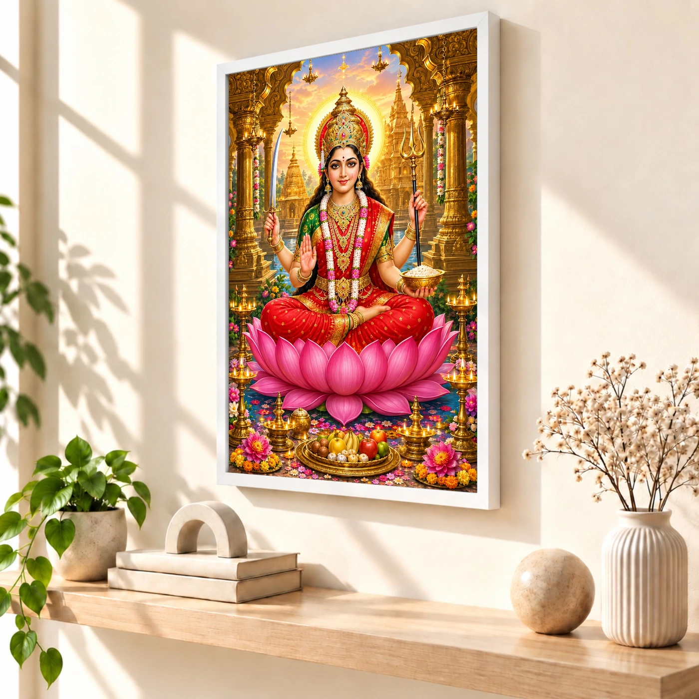 Santoshi Maa Friday Vrat Blessings Photo Frame, view 7