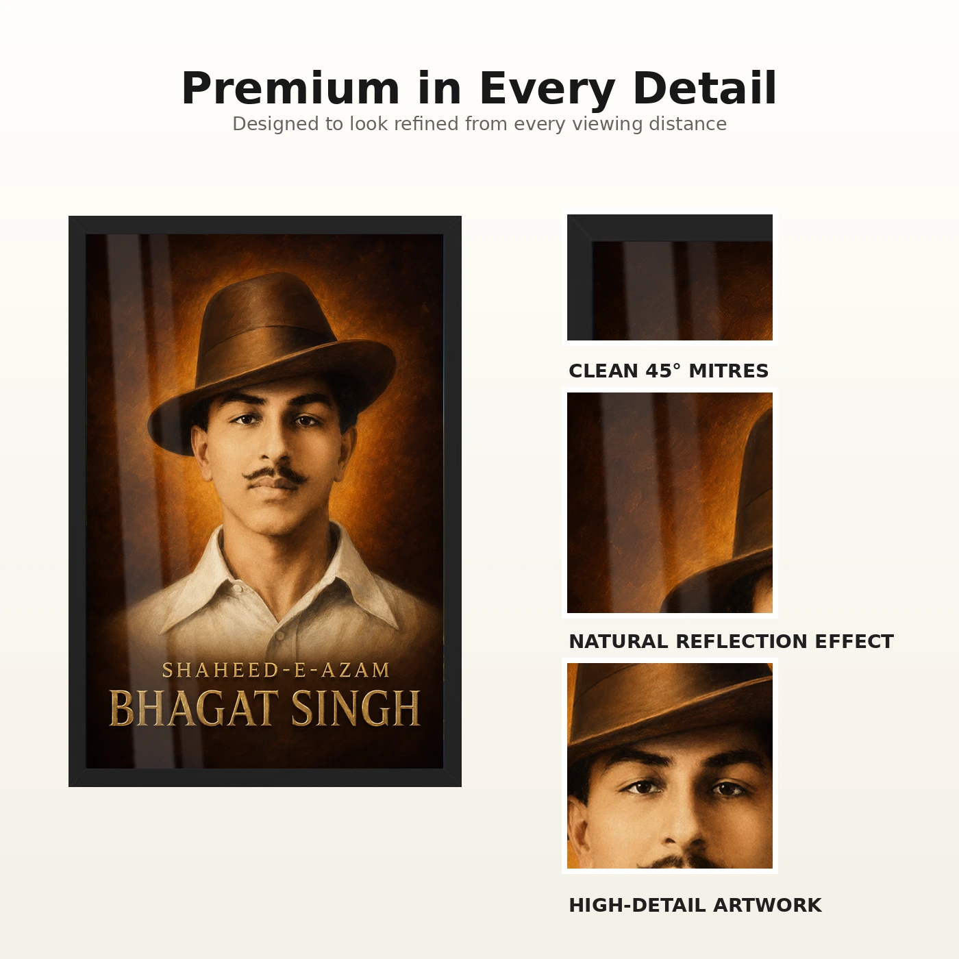 Shaheed-e-Azam Bhagat Singh Heritage Photo Frame, view 9