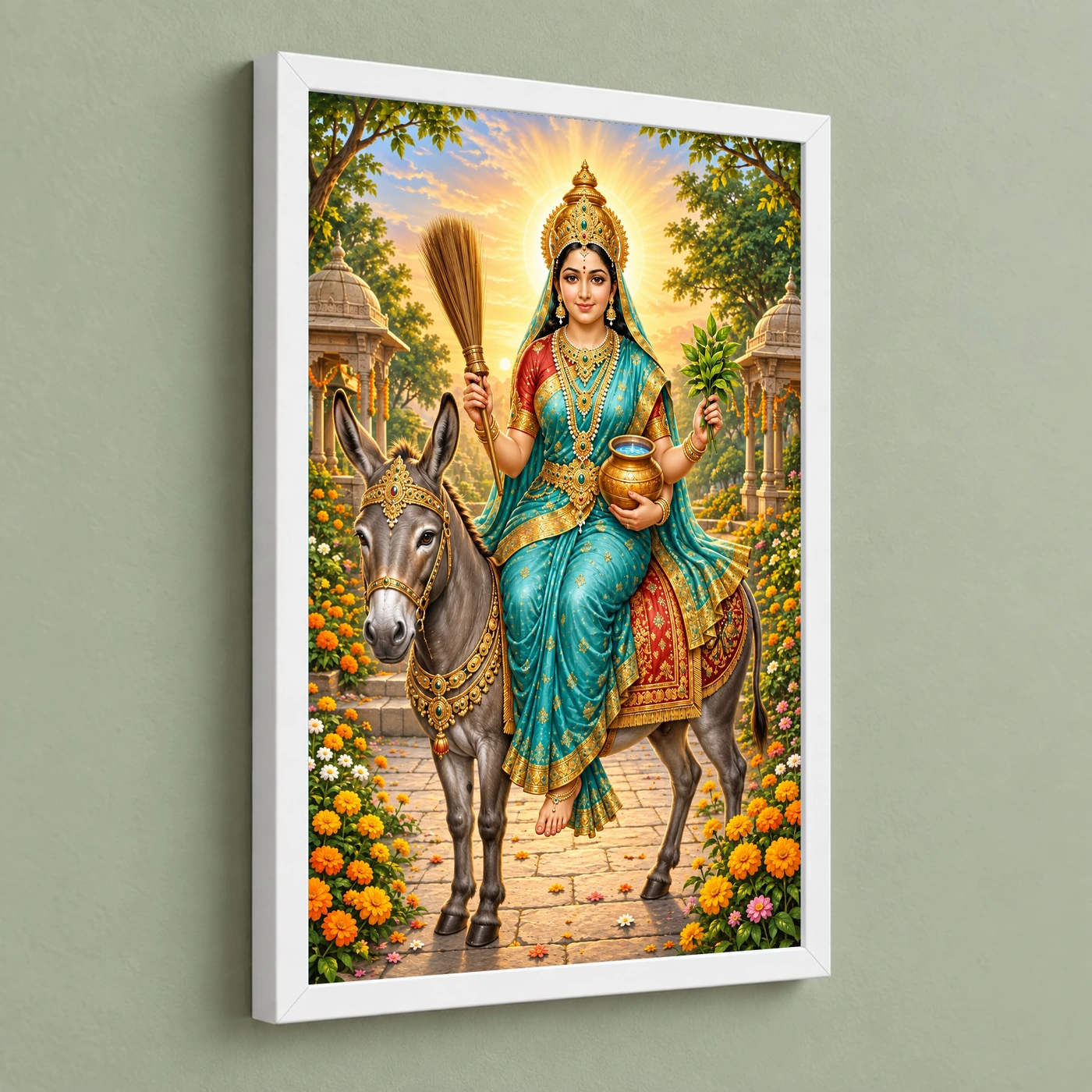 Sheetla Mata Neem Blessings Photo Frame, view 5
