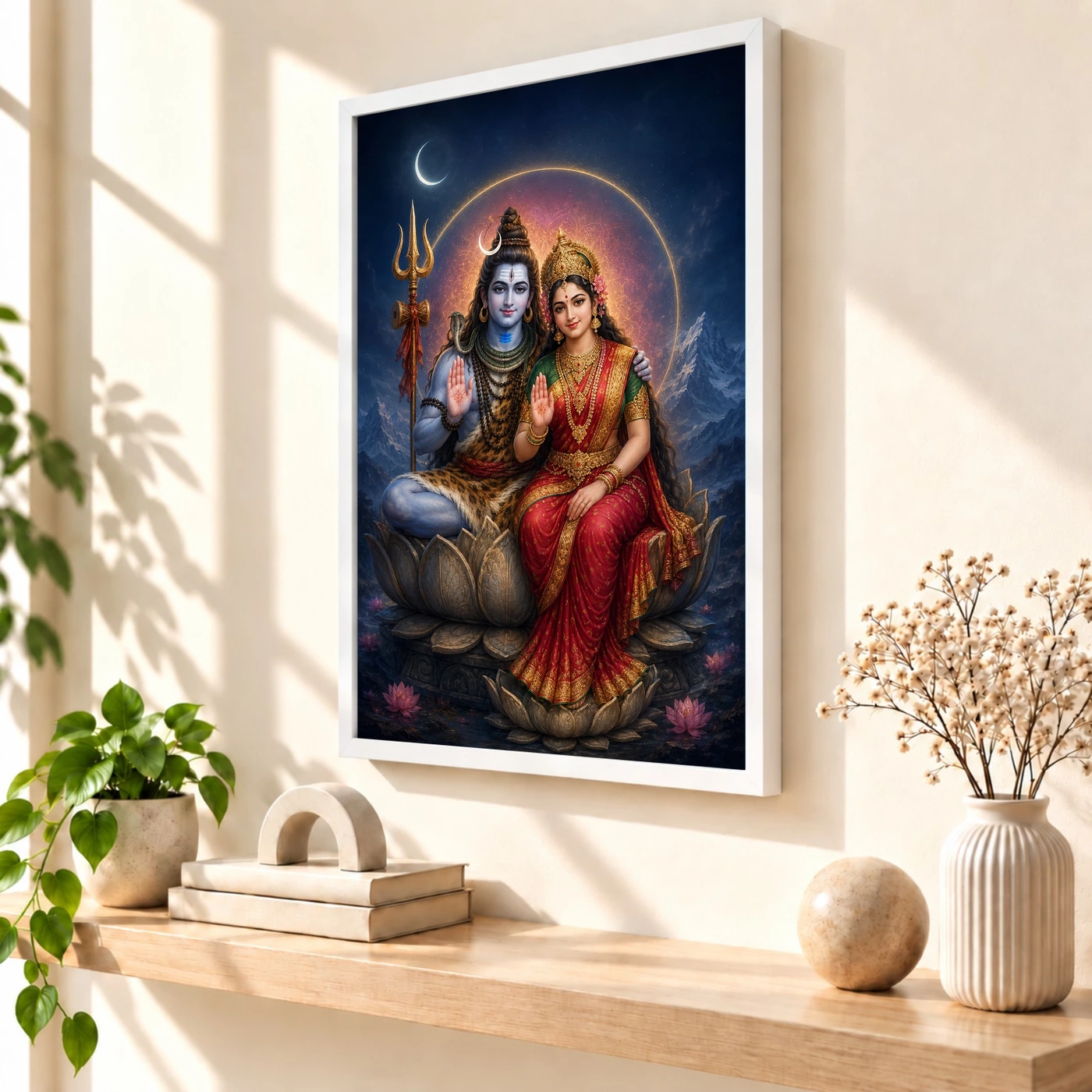 Shiva Parvati — Cosmic Union Blessings Frame, view 7