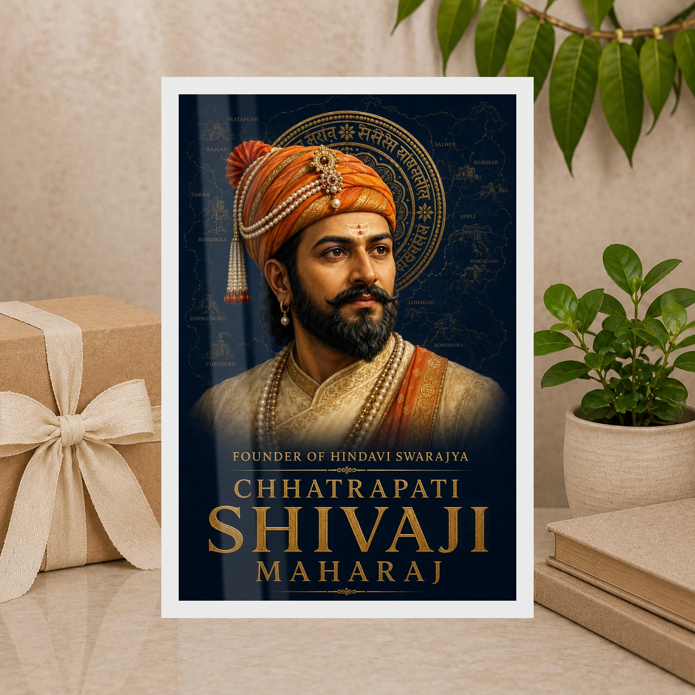 Shivaji Maharaj Founder of Hindavi Swarajya Photo Frame, view 10