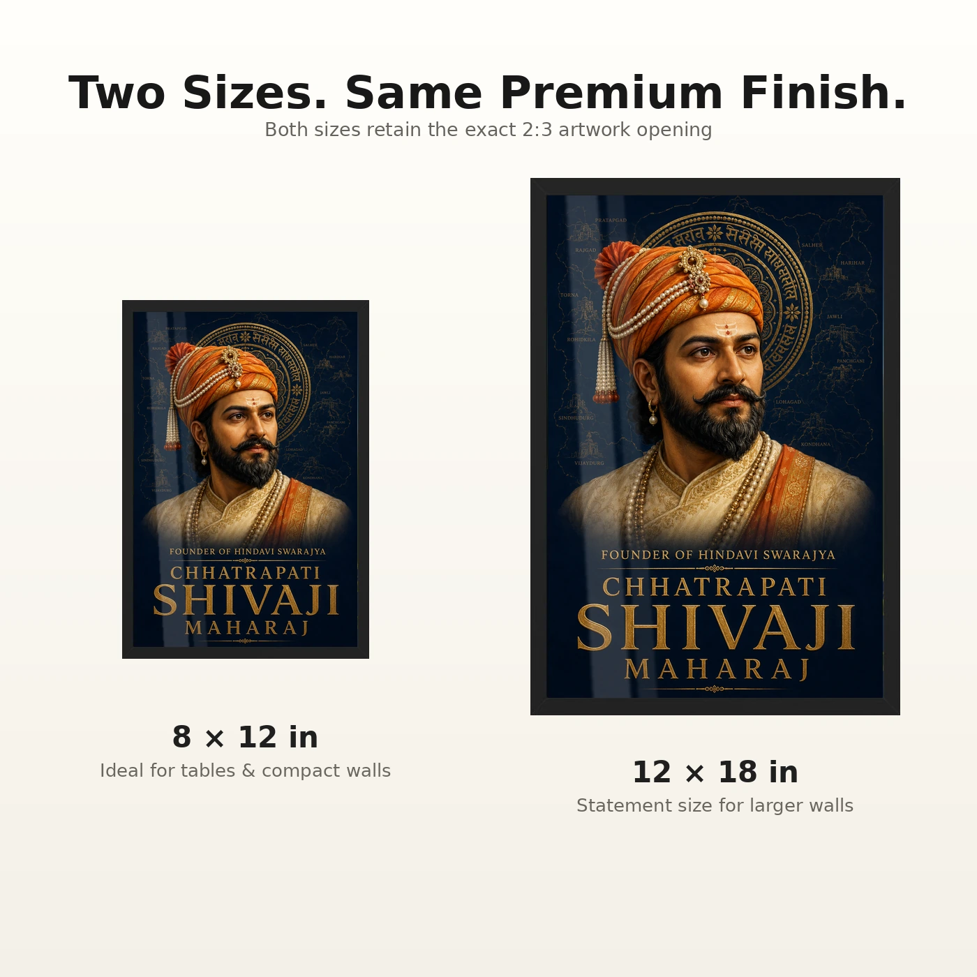Shivaji Maharaj Founder of Hindavi Swarajya Photo Frame, view 8