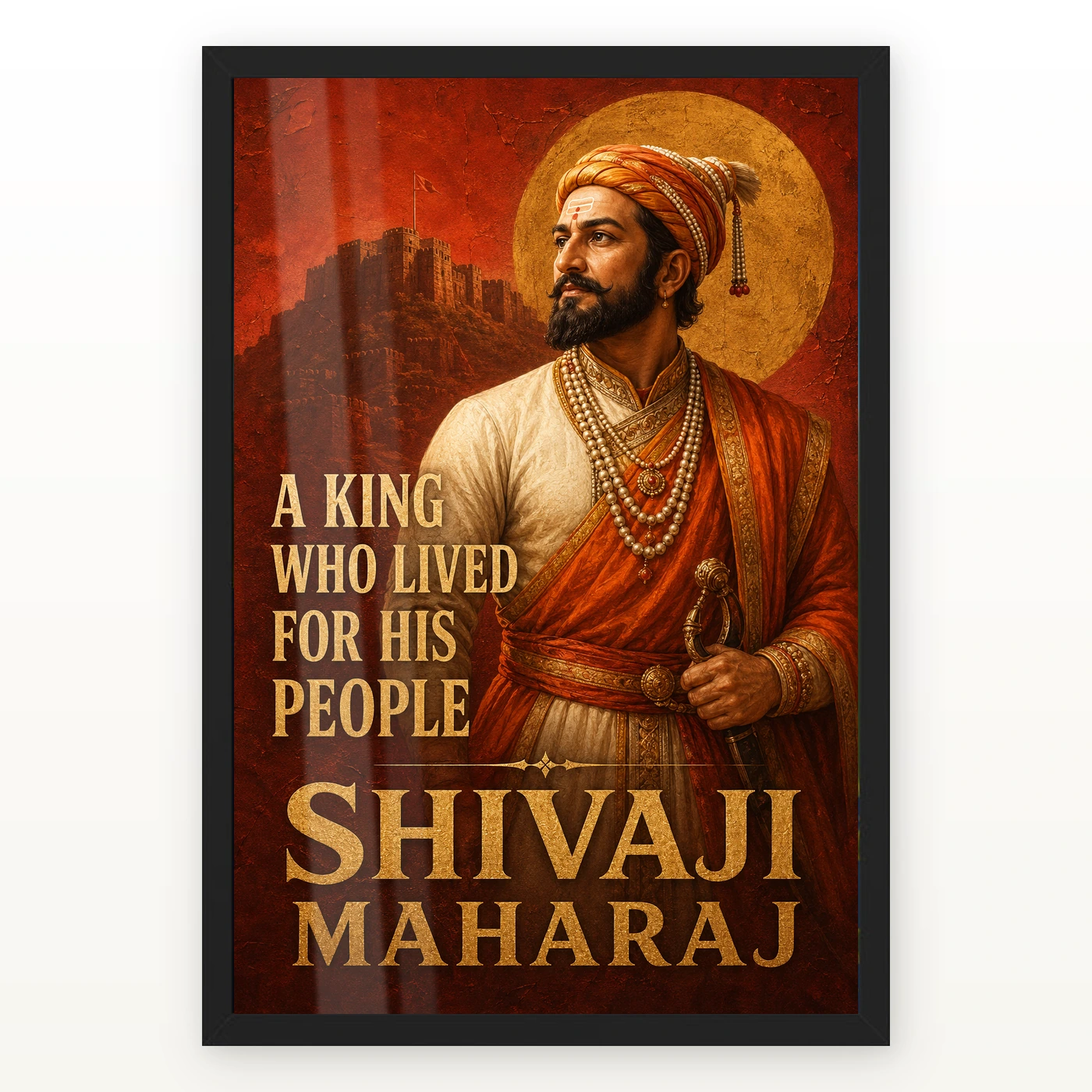 Shivaji Maharaj King Who Lived for His People Photo Frame