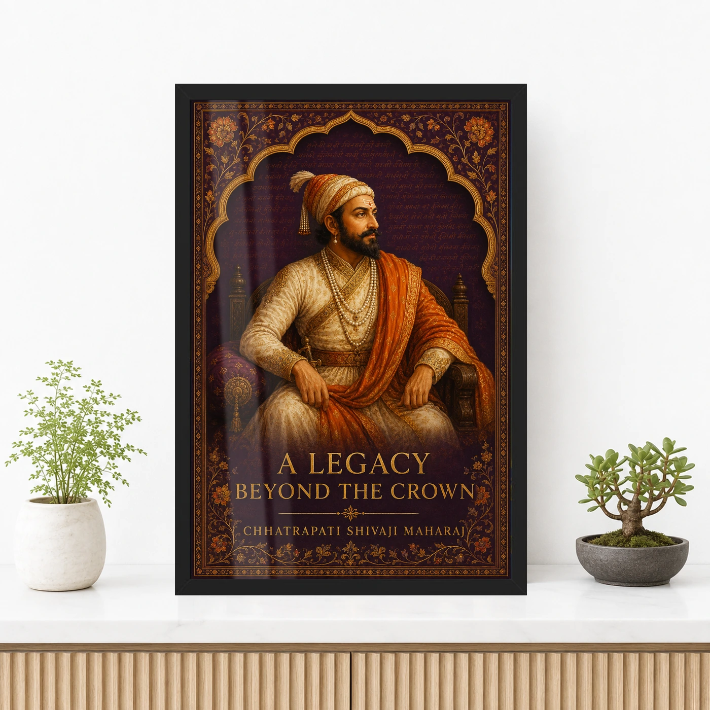Shivaji Maharaj Legacy Beyond the Crown Photo Frame, view 3