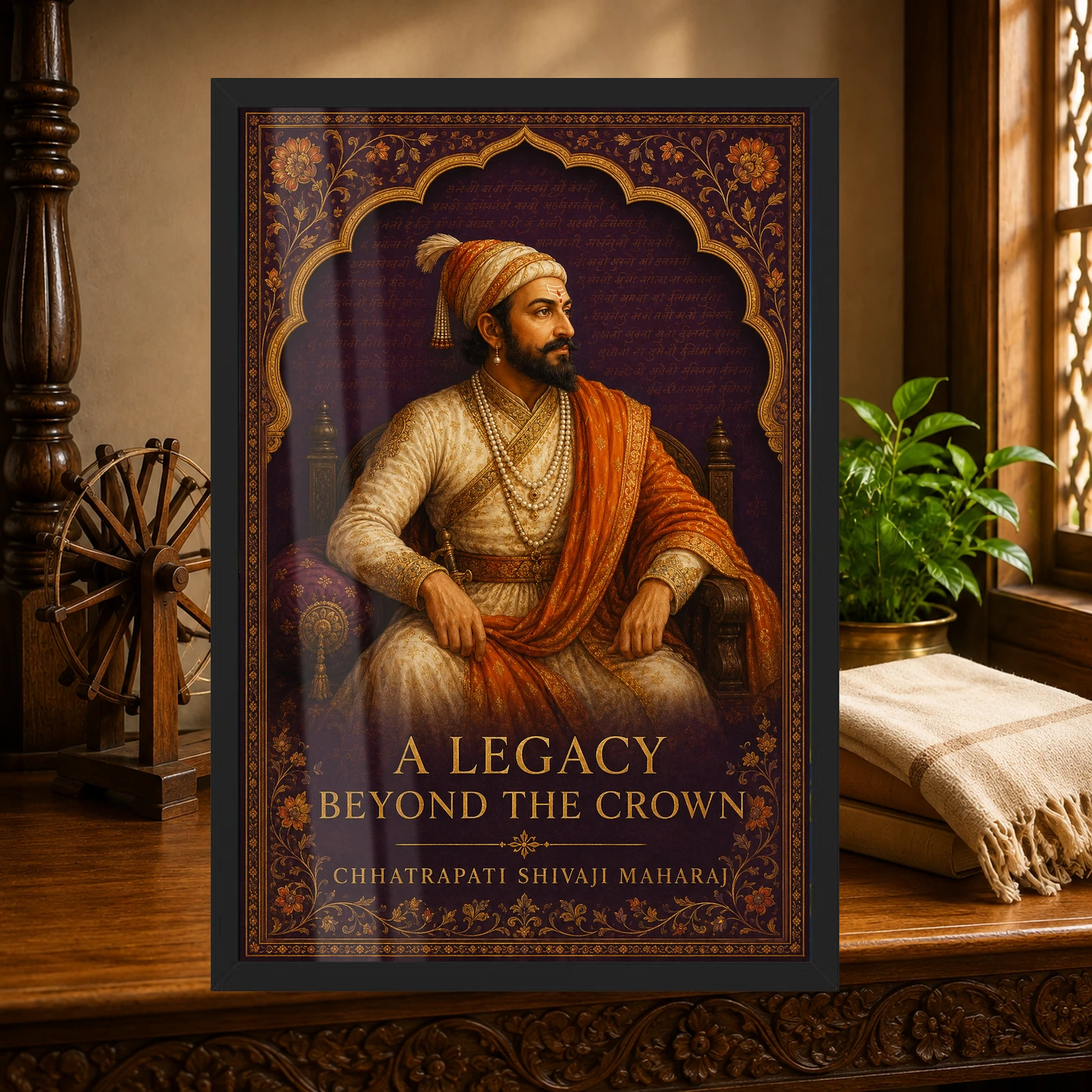 Shivaji Maharaj Legacy Beyond the Crown Photo Frame, view 4