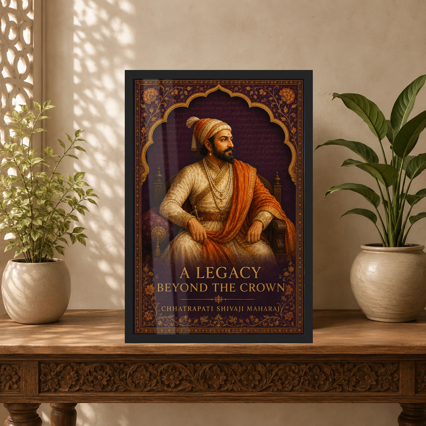 Shivaji Maharaj Legacy Beyond the Crown Photo Frame, view 5
