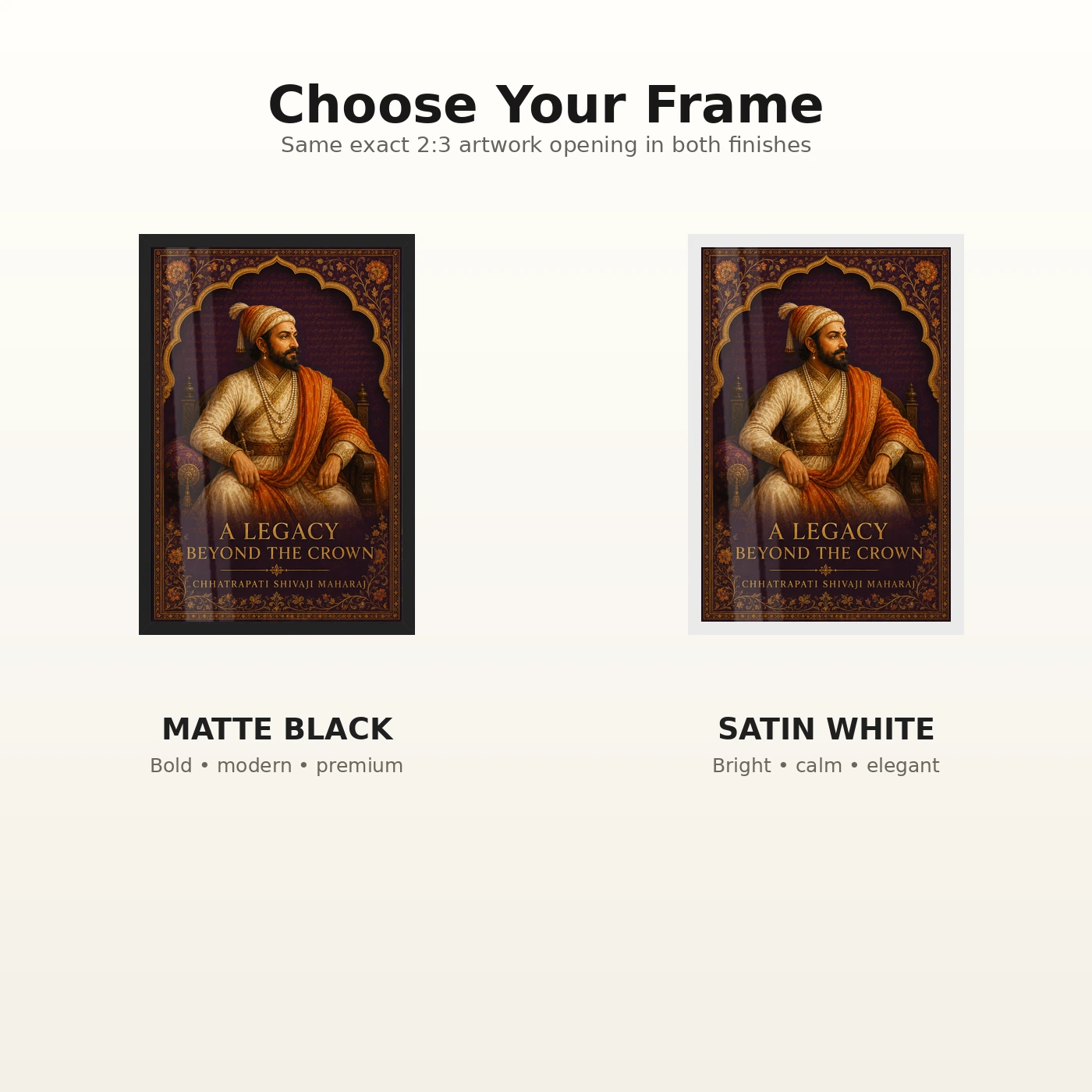 Shivaji Maharaj Legacy Beyond the Crown Photo Frame, view 7