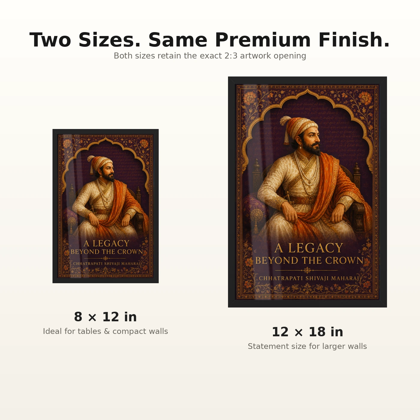 Shivaji Maharaj Legacy Beyond the Crown Photo Frame, view 8