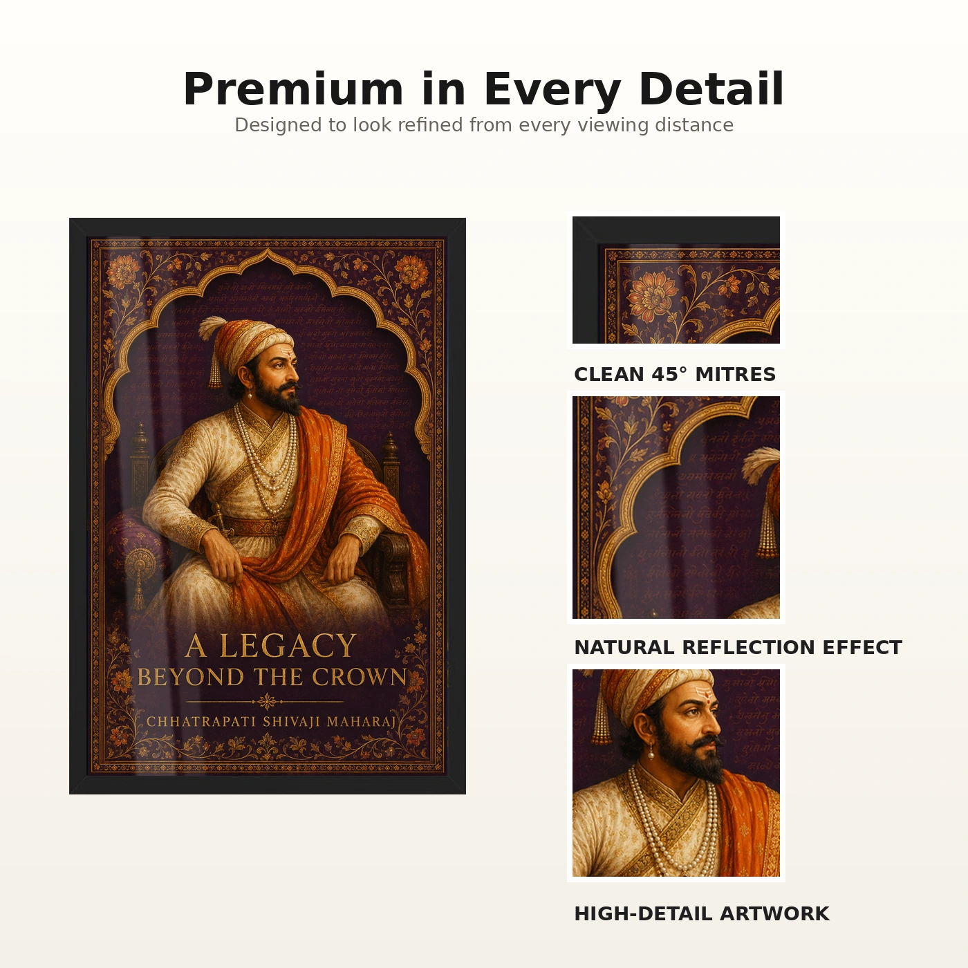 Shivaji Maharaj Legacy Beyond the Crown Photo Frame, view 9