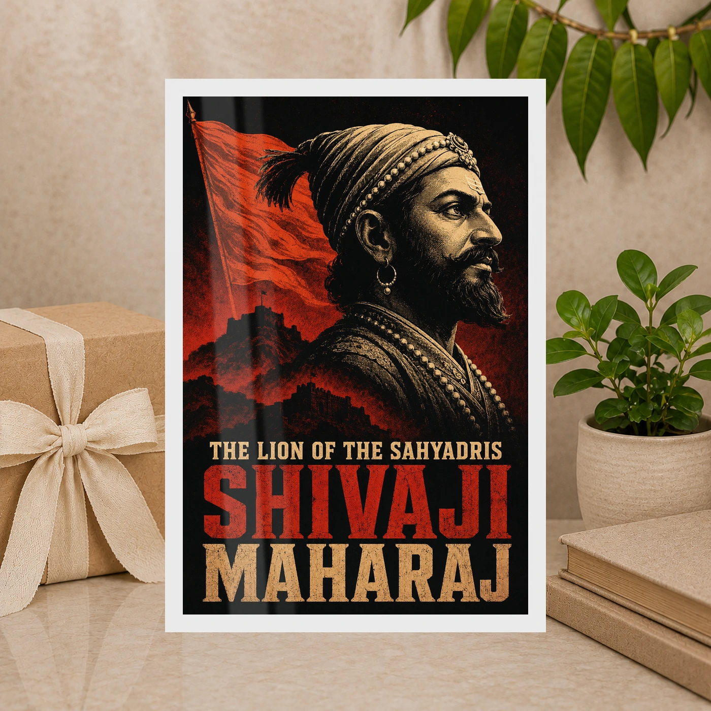 Shivaji Maharaj Lion of the Sahyadris Photo Frame, view 10