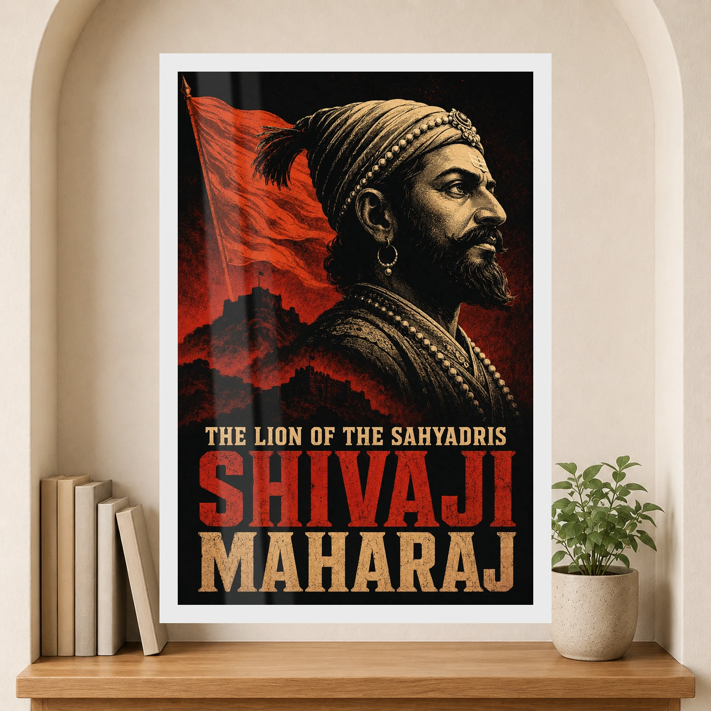 Shivaji Maharaj Lion of the Sahyadris Photo Frame, view 6