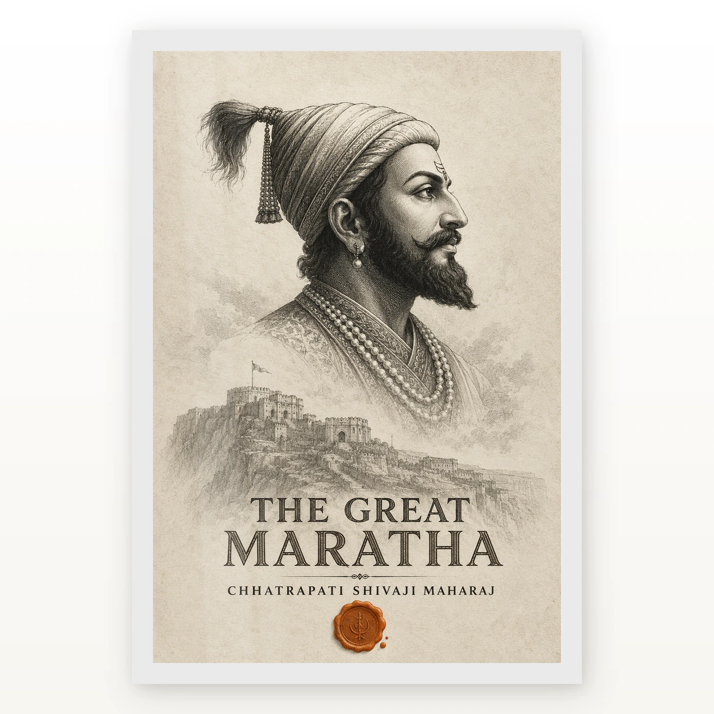 Shivaji Maharaj The Great Maratha Engraving Photo Frame, view 2