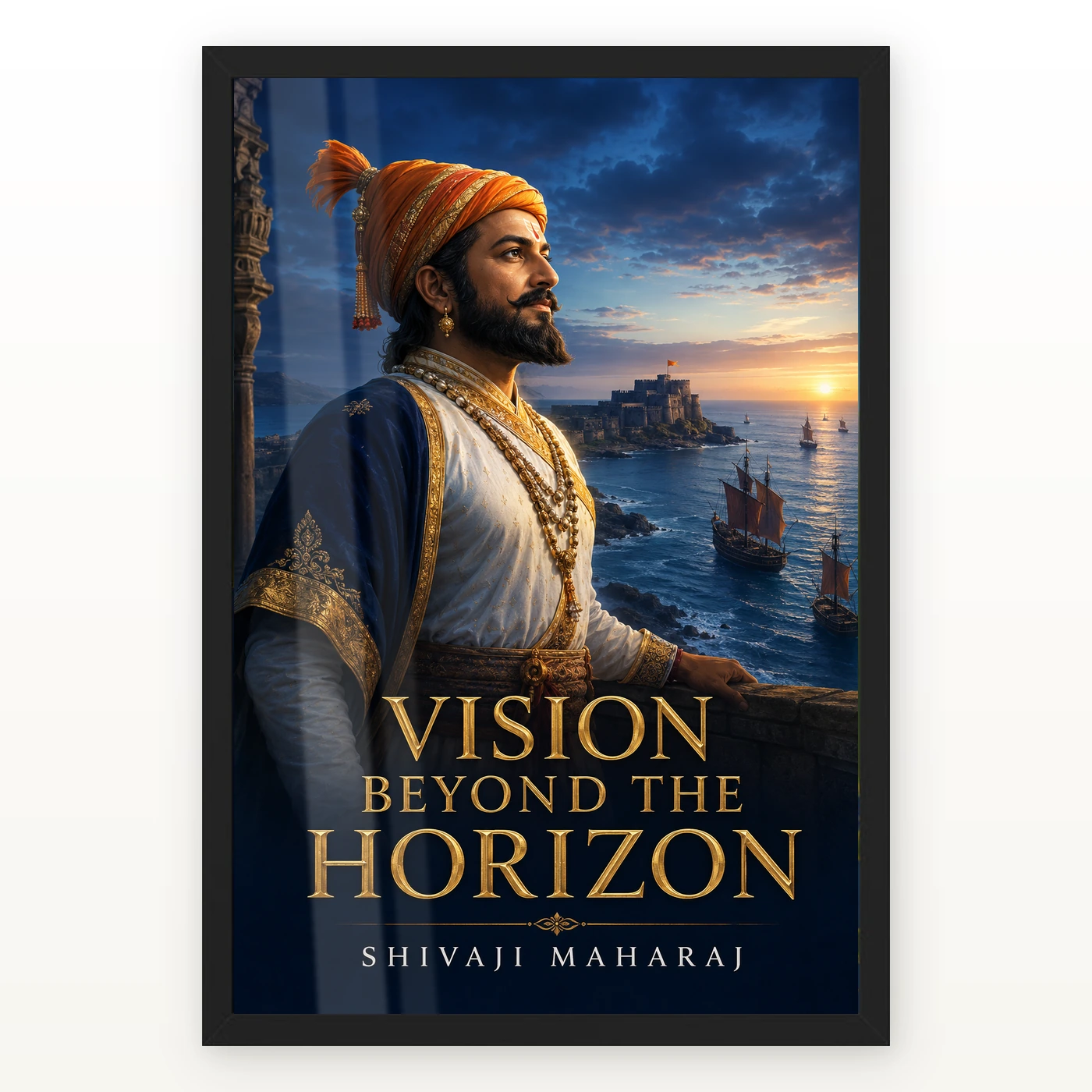 Shivaji Maharaj Vision Beyond the Horizon Photo Frame