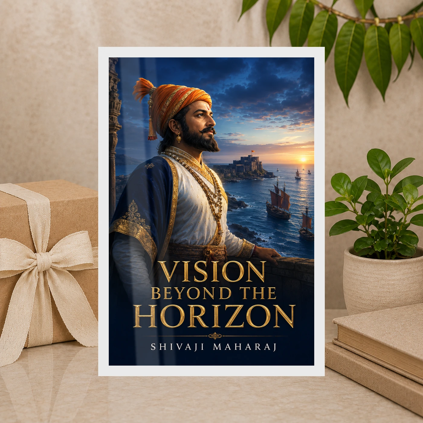 Shivaji Maharaj Vision Beyond the Horizon Photo Frame, view 10