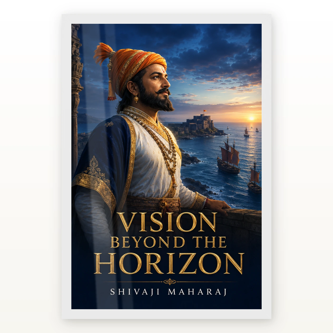 Shivaji Maharaj Vision Beyond the Horizon Photo Frame, view 2
