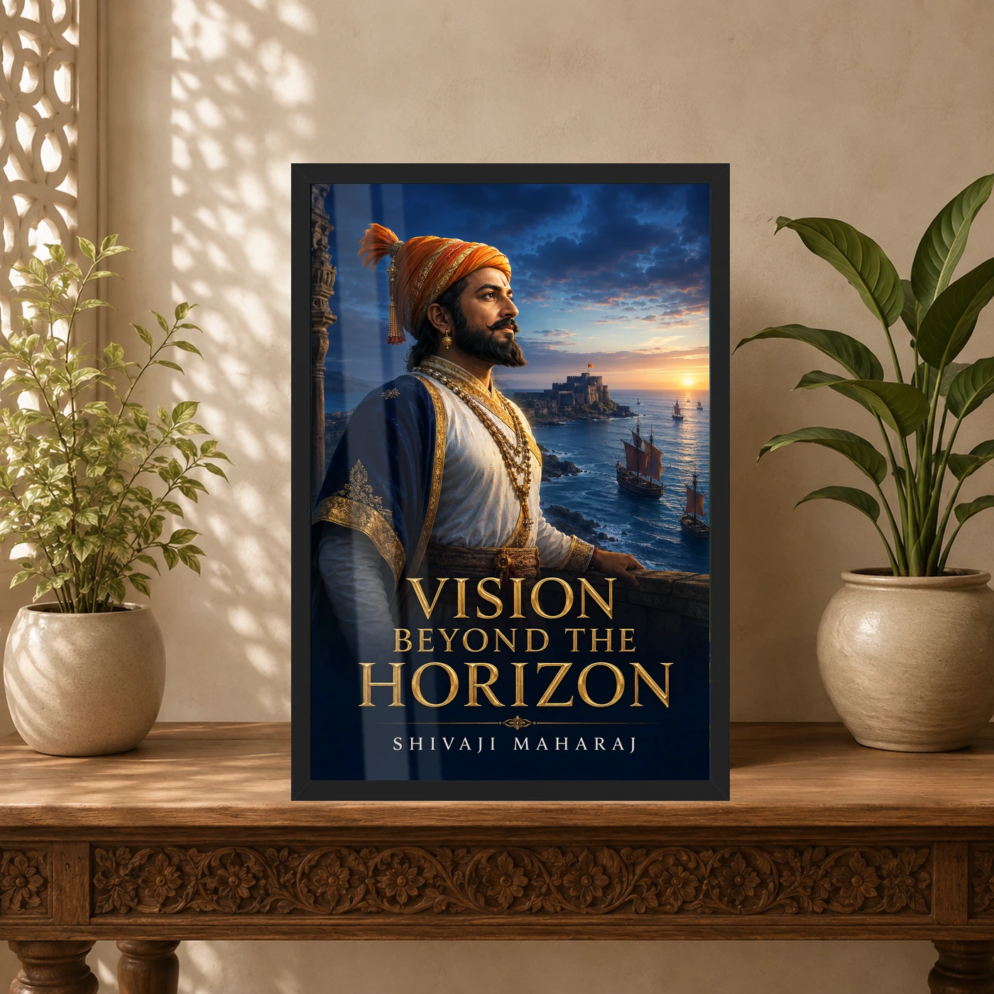 Shivaji Maharaj Vision Beyond the Horizon Photo Frame, view 5