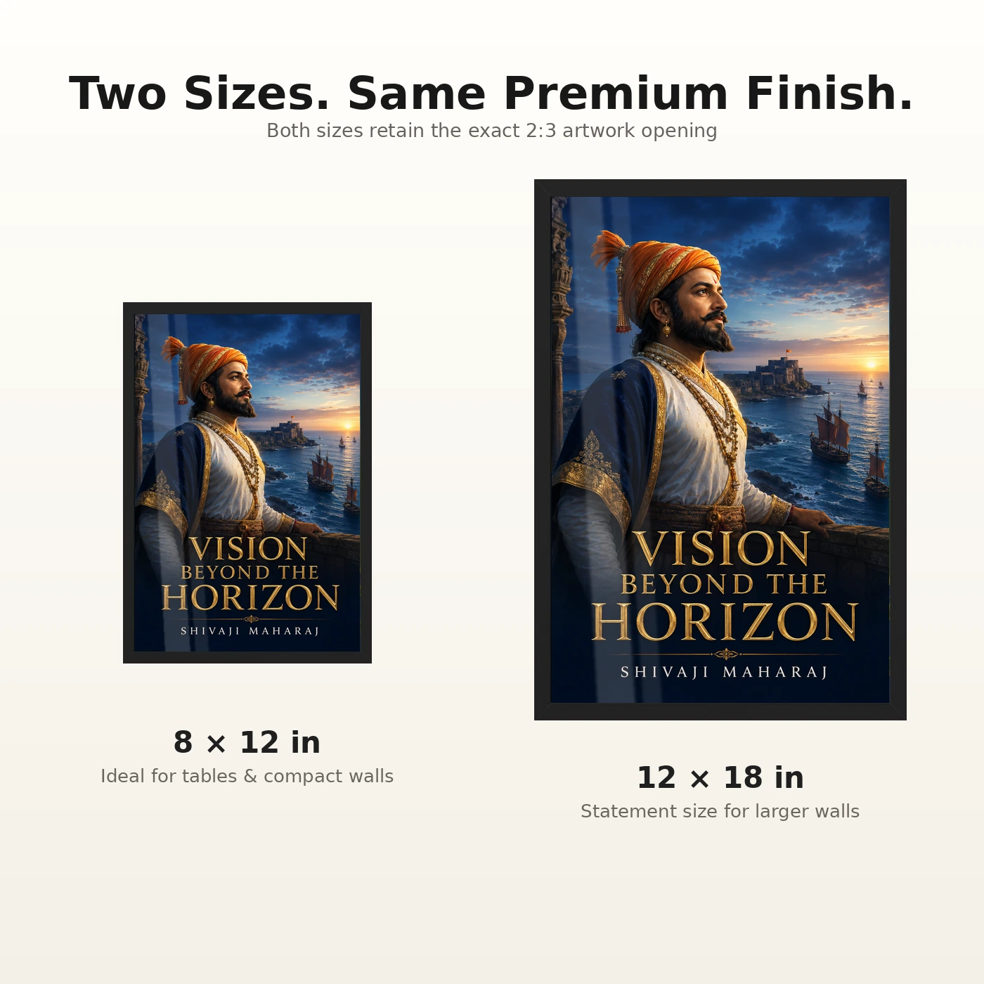 Shivaji Maharaj Vision Beyond the Horizon Photo Frame, view 8