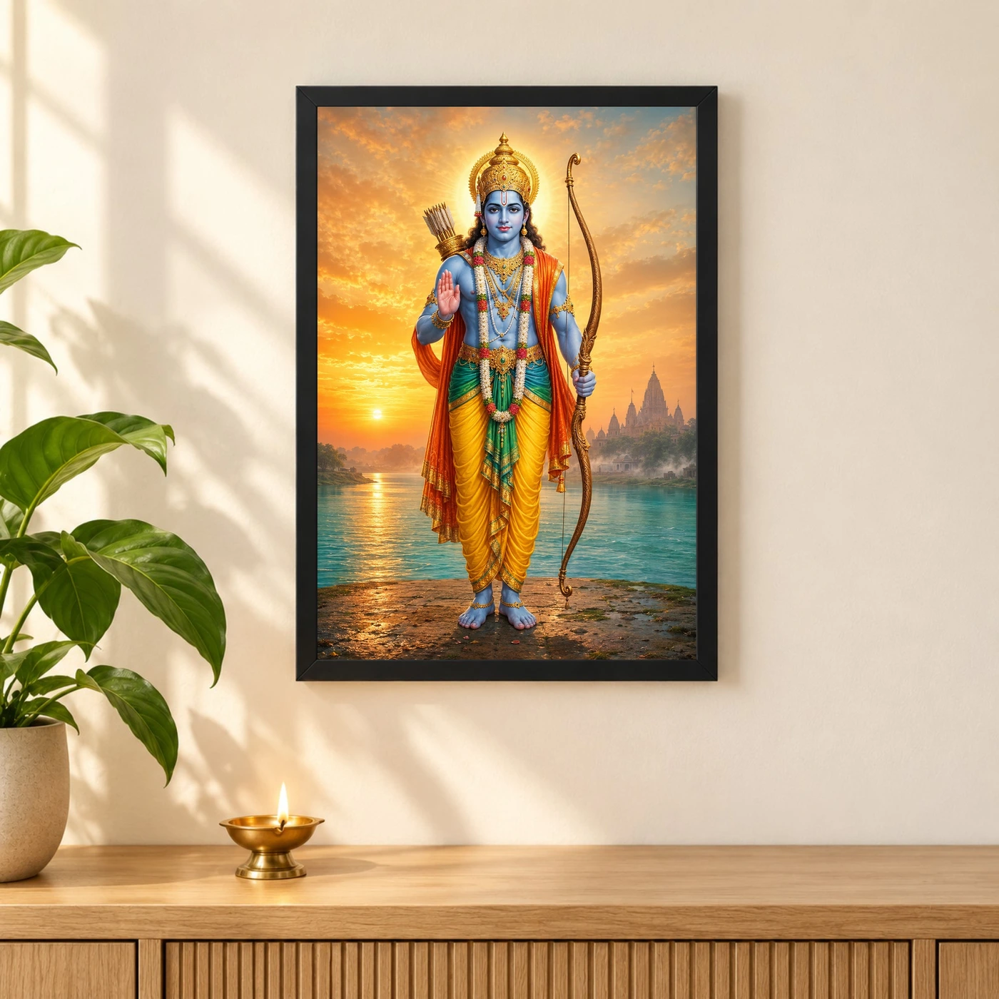 Shri Ram — Kodanda Bow Sunrise Frame, view 3