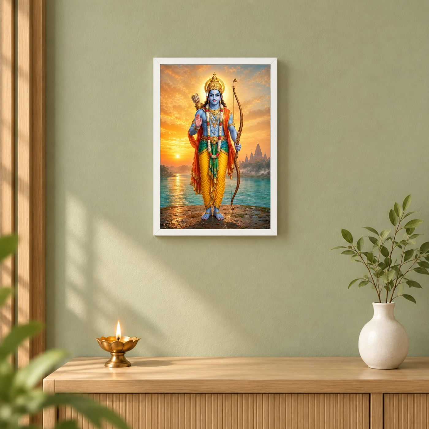 Shri Ram — Kodanda Bow Sunrise Frame, view 6