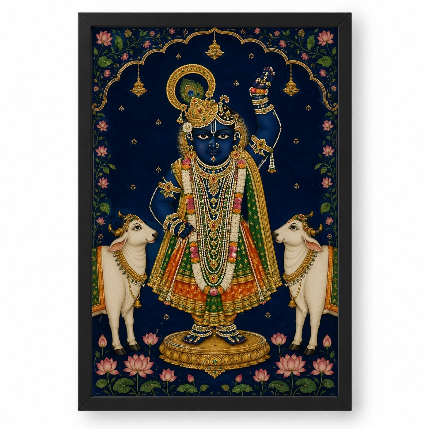 Shrinathji — Pichwai Darshan Frame