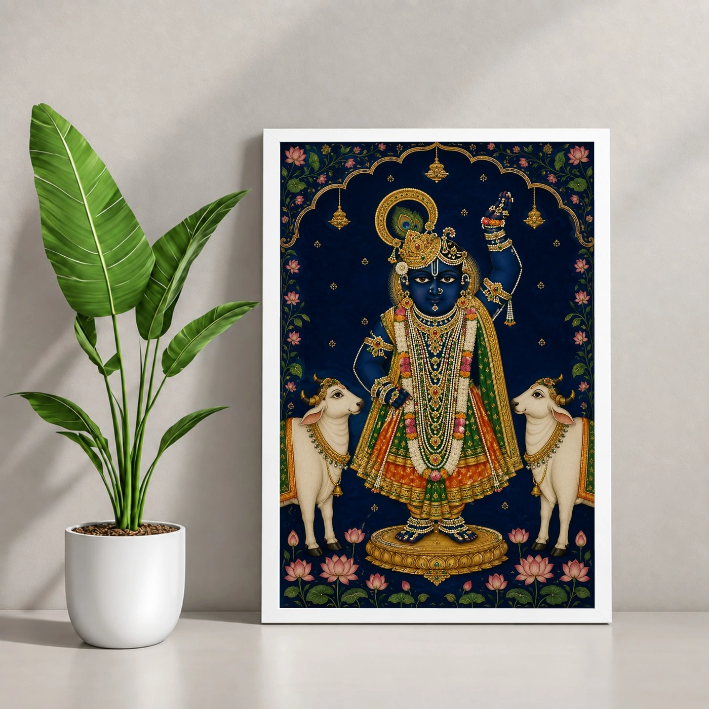 Shrinathji — Pichwai Darshan Frame, view 4