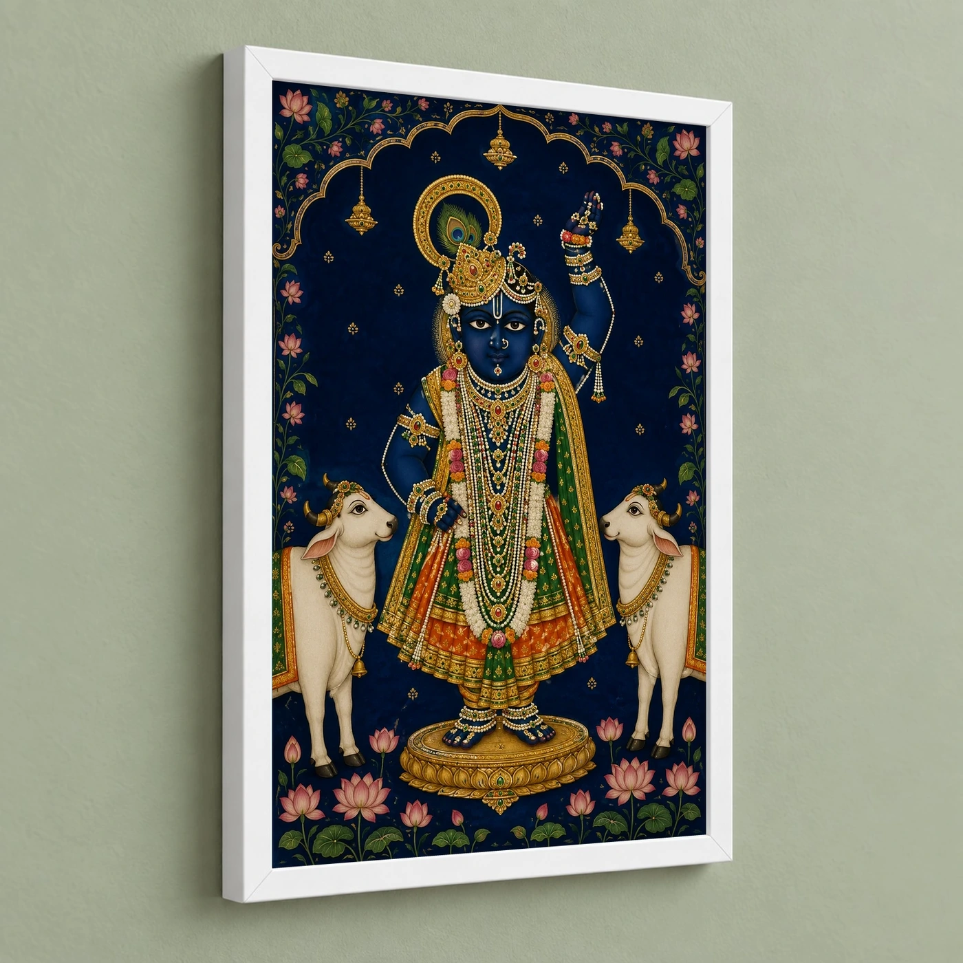 Shrinathji — Pichwai Darshan Frame, view 5