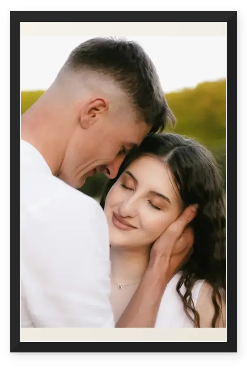 Square Personalised Photo Canvas Print