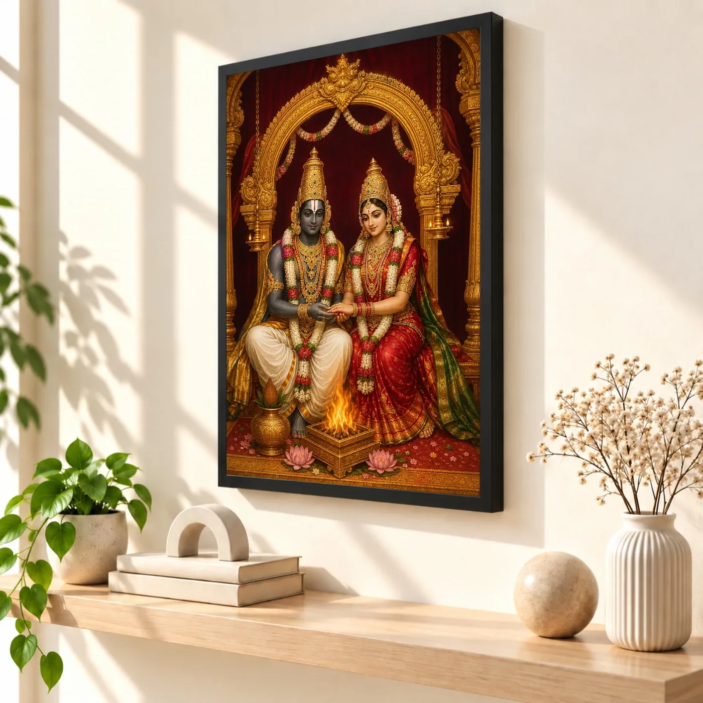 Srinivasa Kalyanam — Sacred Wedding Blessings Frame, view 2