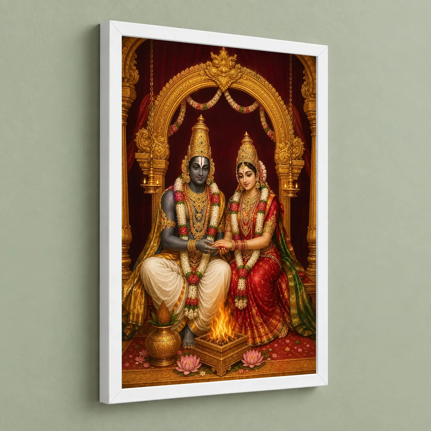 Srinivasa Kalyanam — Sacred Wedding Blessings Frame, view 5
