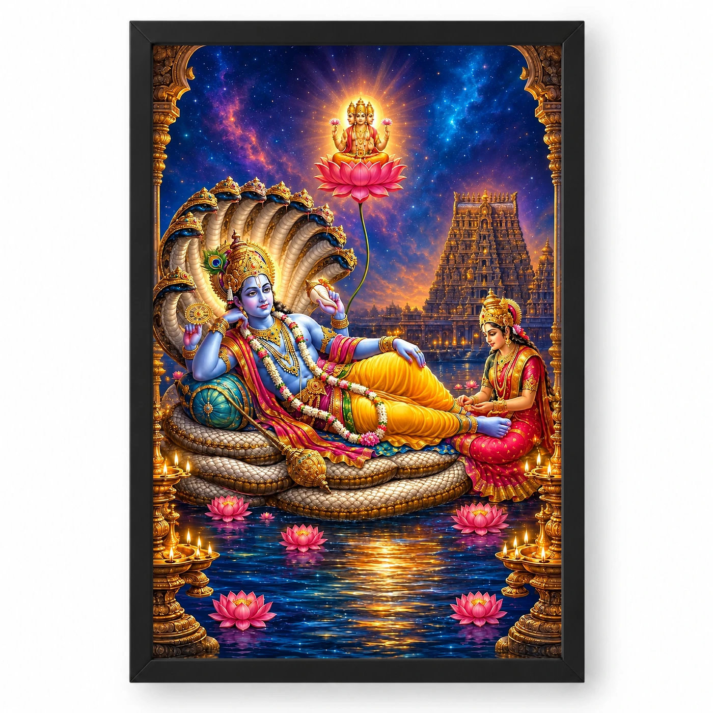 Srirangam Ranganatha Anantashayana Photo Frame