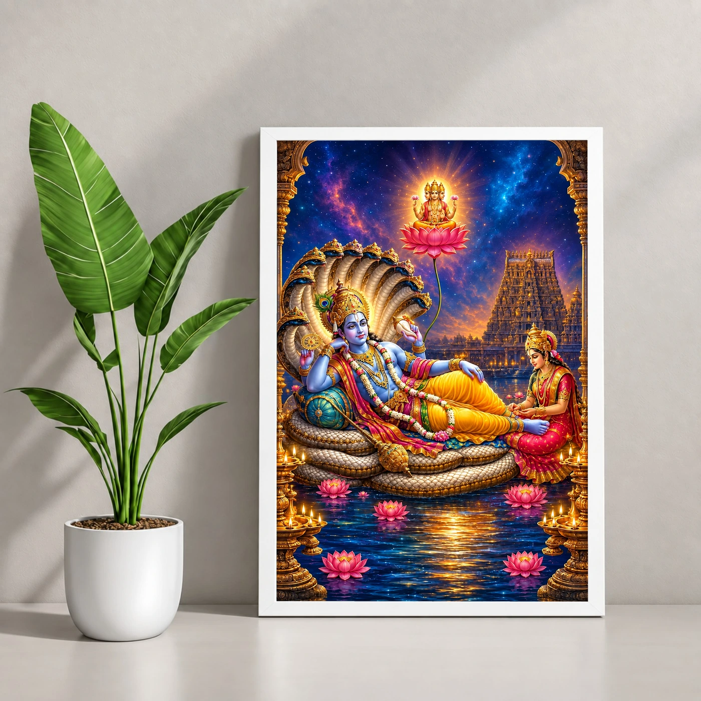 Srirangam Ranganatha Anantashayana Photo Frame, view 4