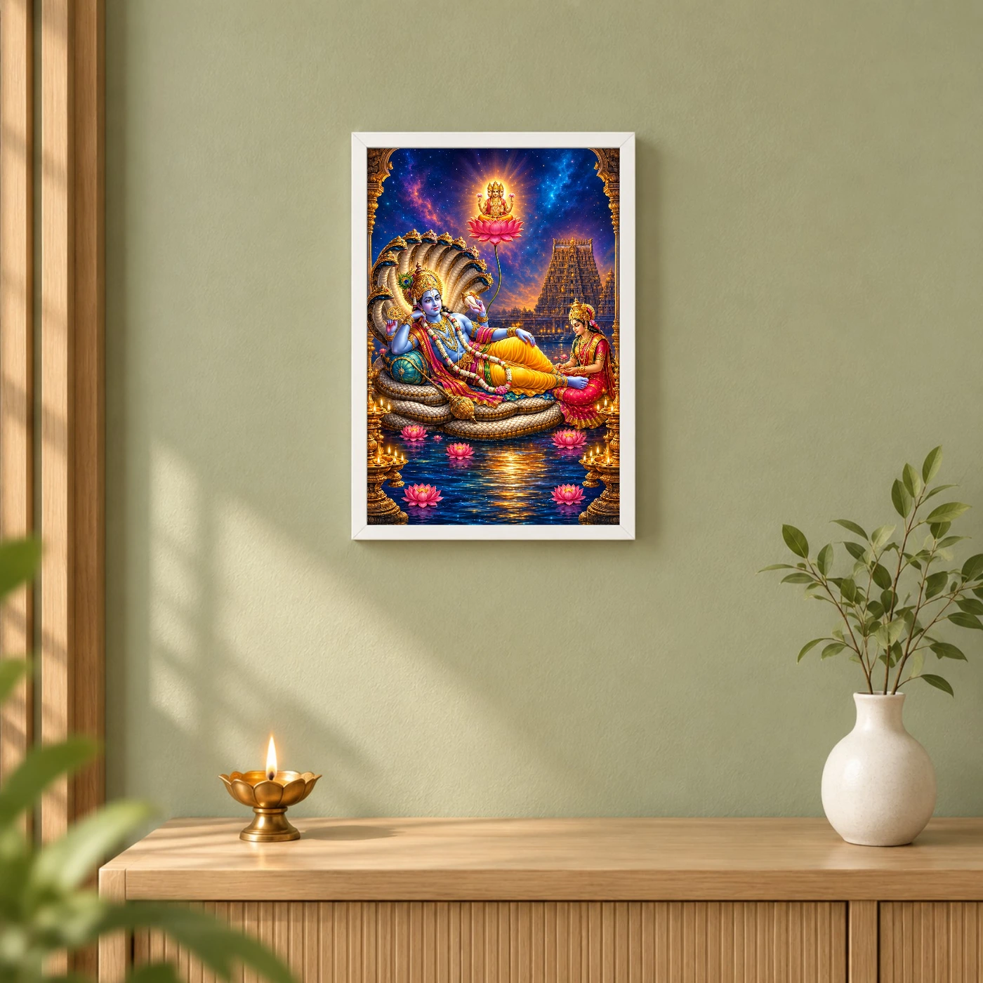 Srirangam Ranganatha Anantashayana Photo Frame, view 6