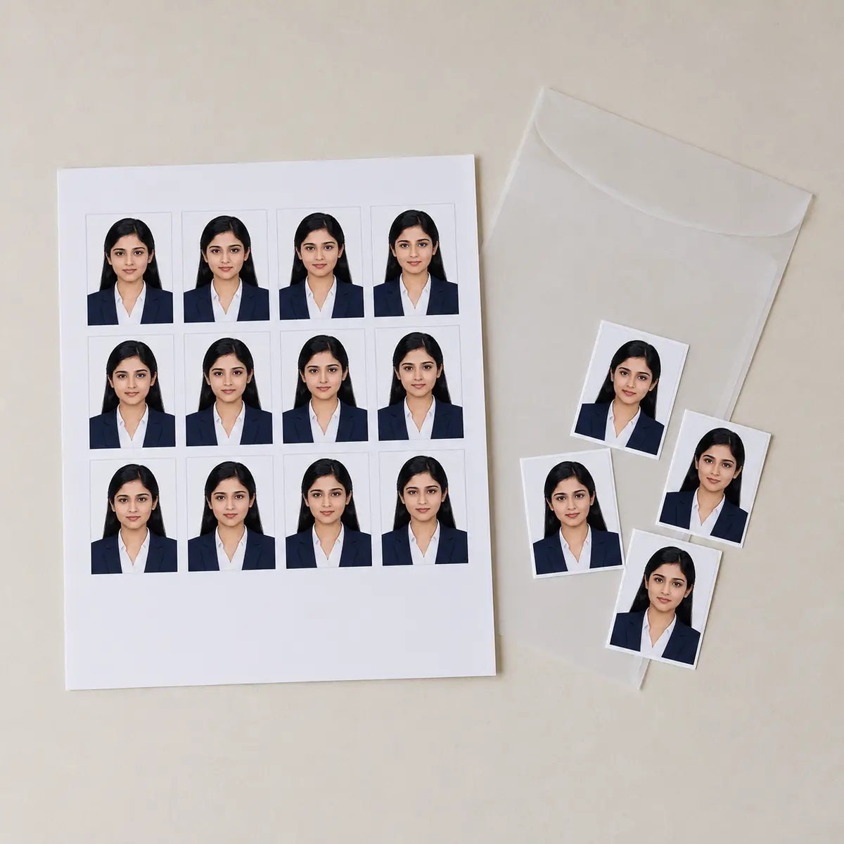 Stamp Size Photo Prints Online – 16 or 32 Copies