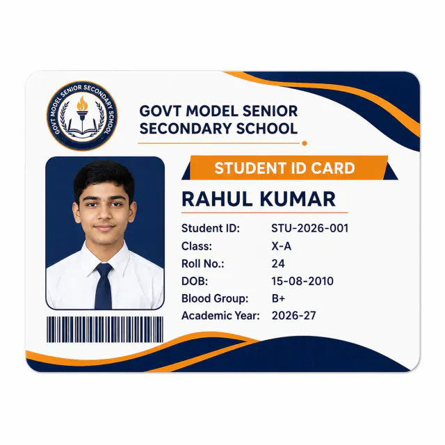 Student ID Card Printing Online