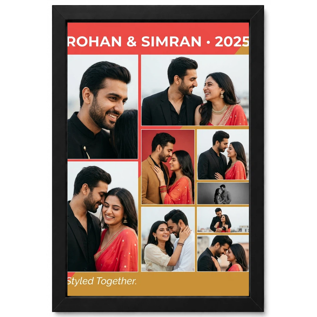 Stylish Collage Photo Frame Design Modern Minimalist Multi Photo Frame