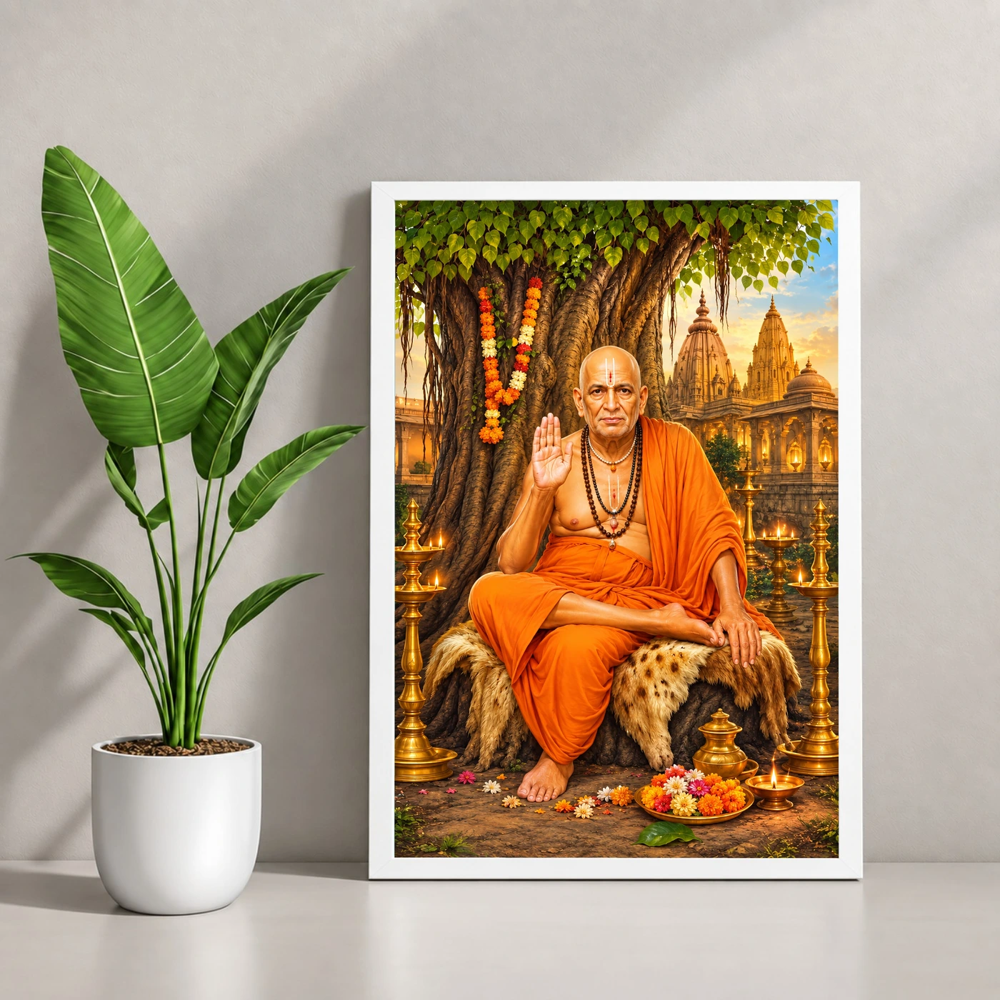 Swami Samarth Akkalkot Audumbar Photo Frame, view 4