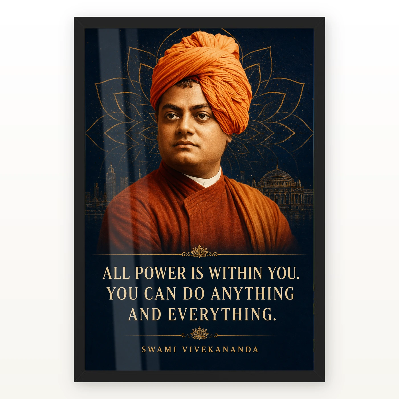 Swami Vivekananda All Power Is Within You Photo Frame