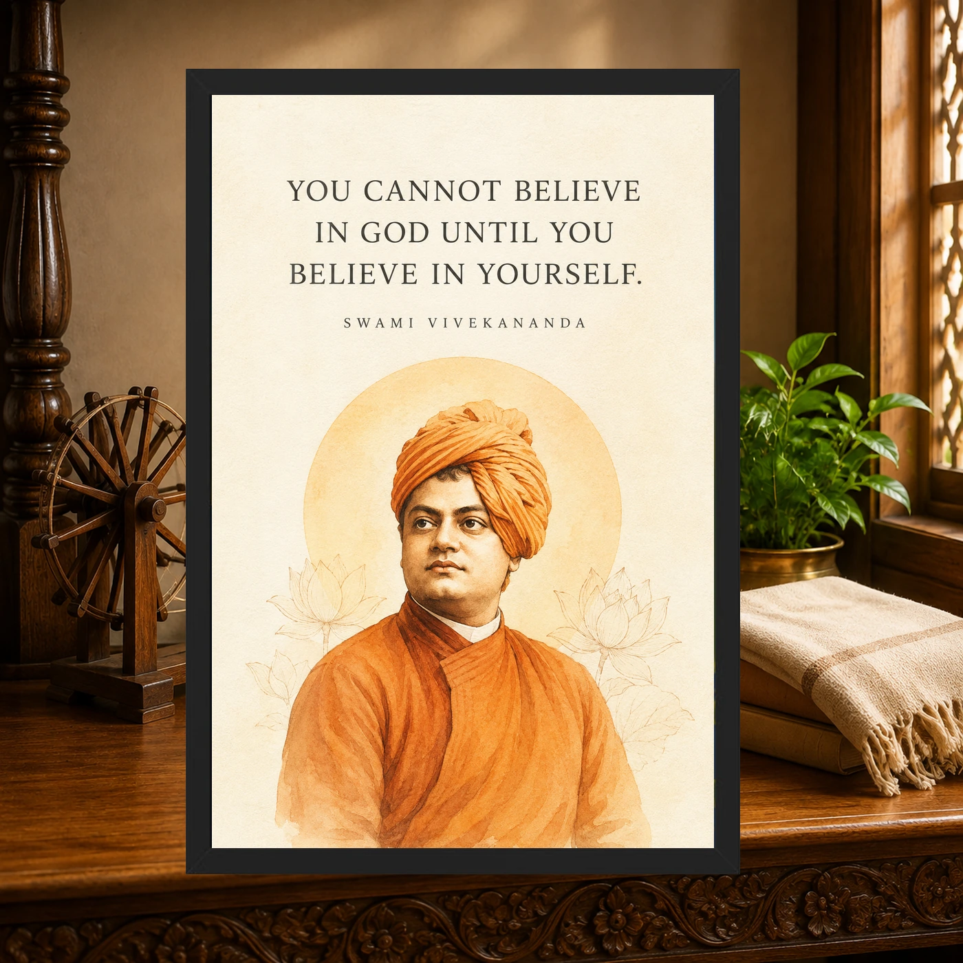 Swami Vivekananda Believe in Yourself Photo Frame, view 4