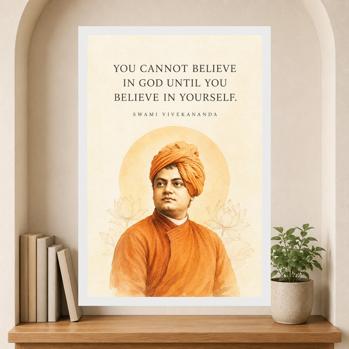 Swami Vivekananda Believe in Yourself Photo Frame, view 6