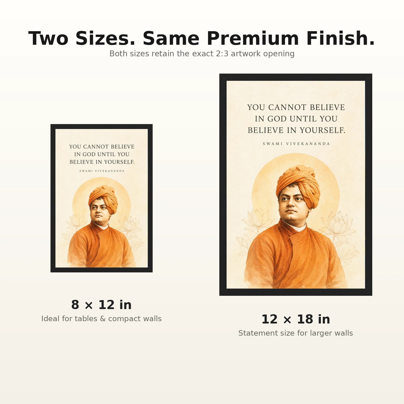 Swami Vivekananda Believe in Yourself Photo Frame, view 8