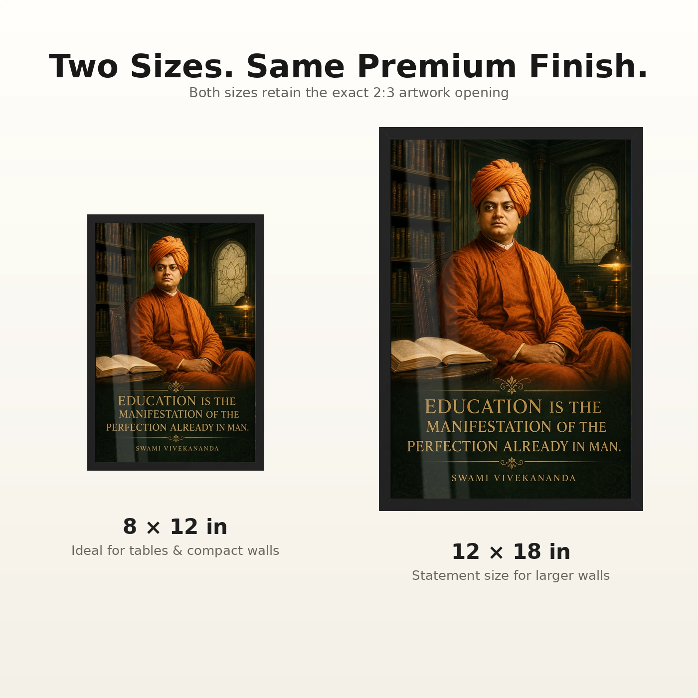 Swami Vivekananda Education Is Manifestation Photo Frame, view 8