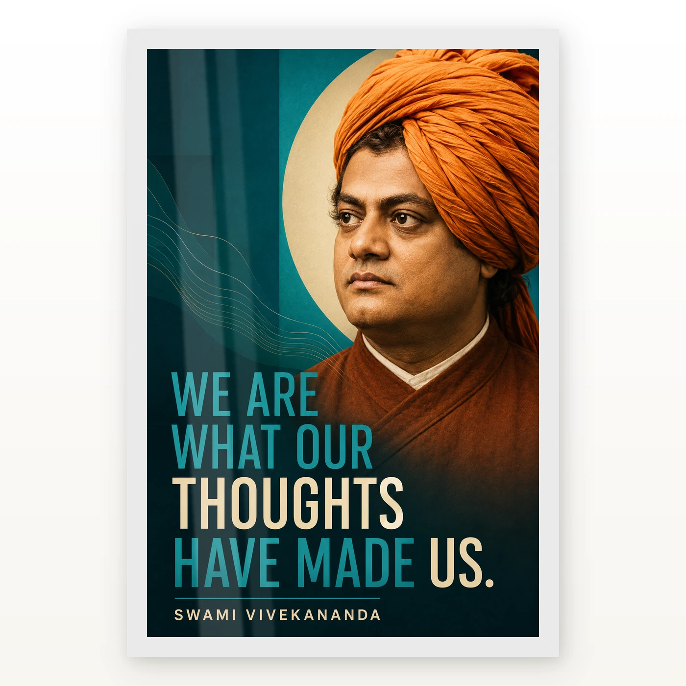 Swami Vivekananda Thoughts Have Made Us Photo Frame, view 2