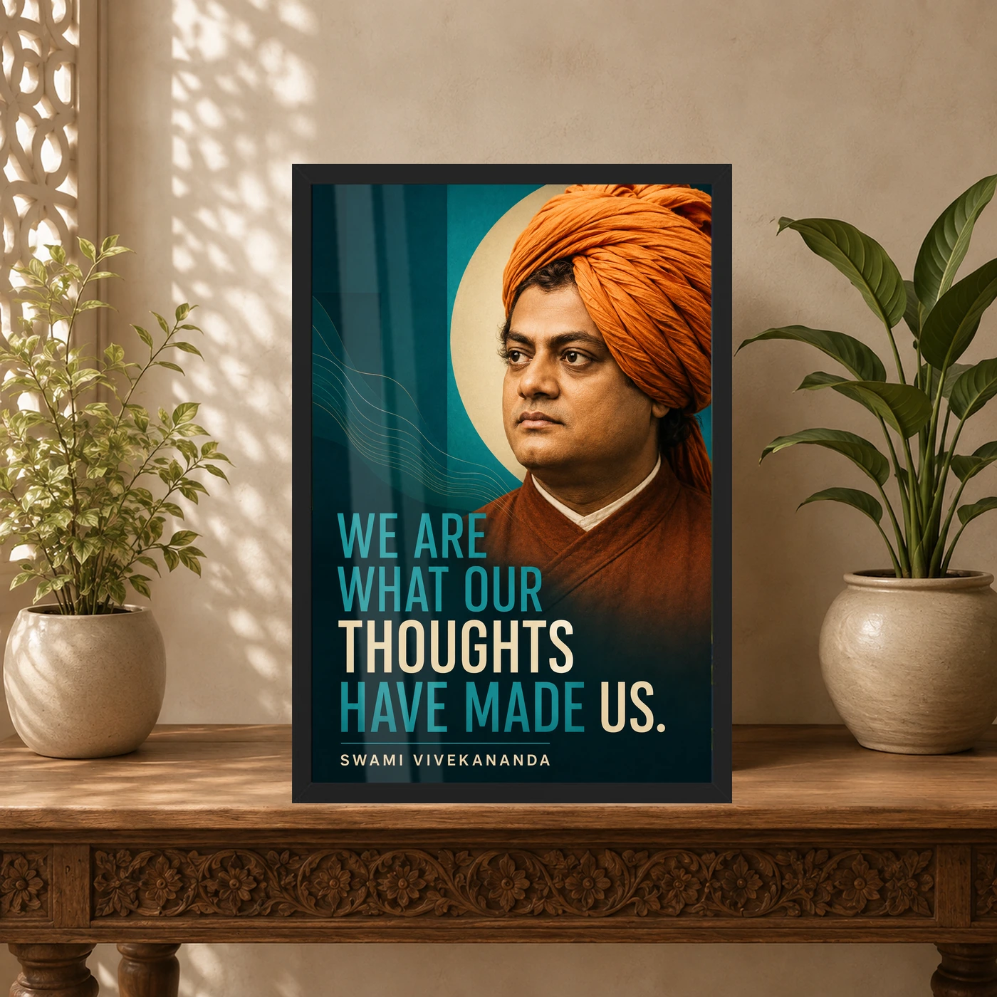 Swami Vivekananda Thoughts Have Made Us Photo Frame, view 5