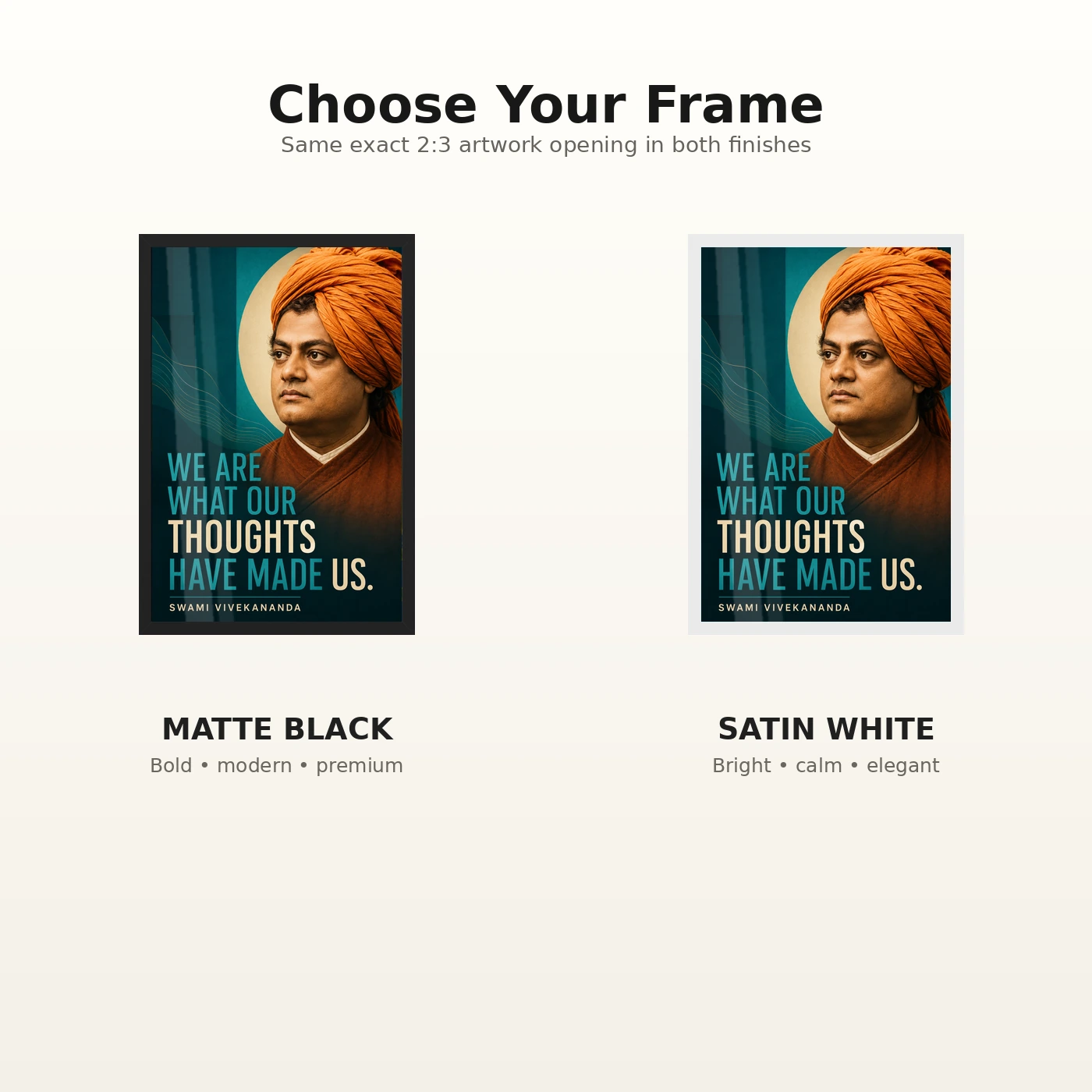Swami Vivekananda Thoughts Have Made Us Photo Frame, view 7