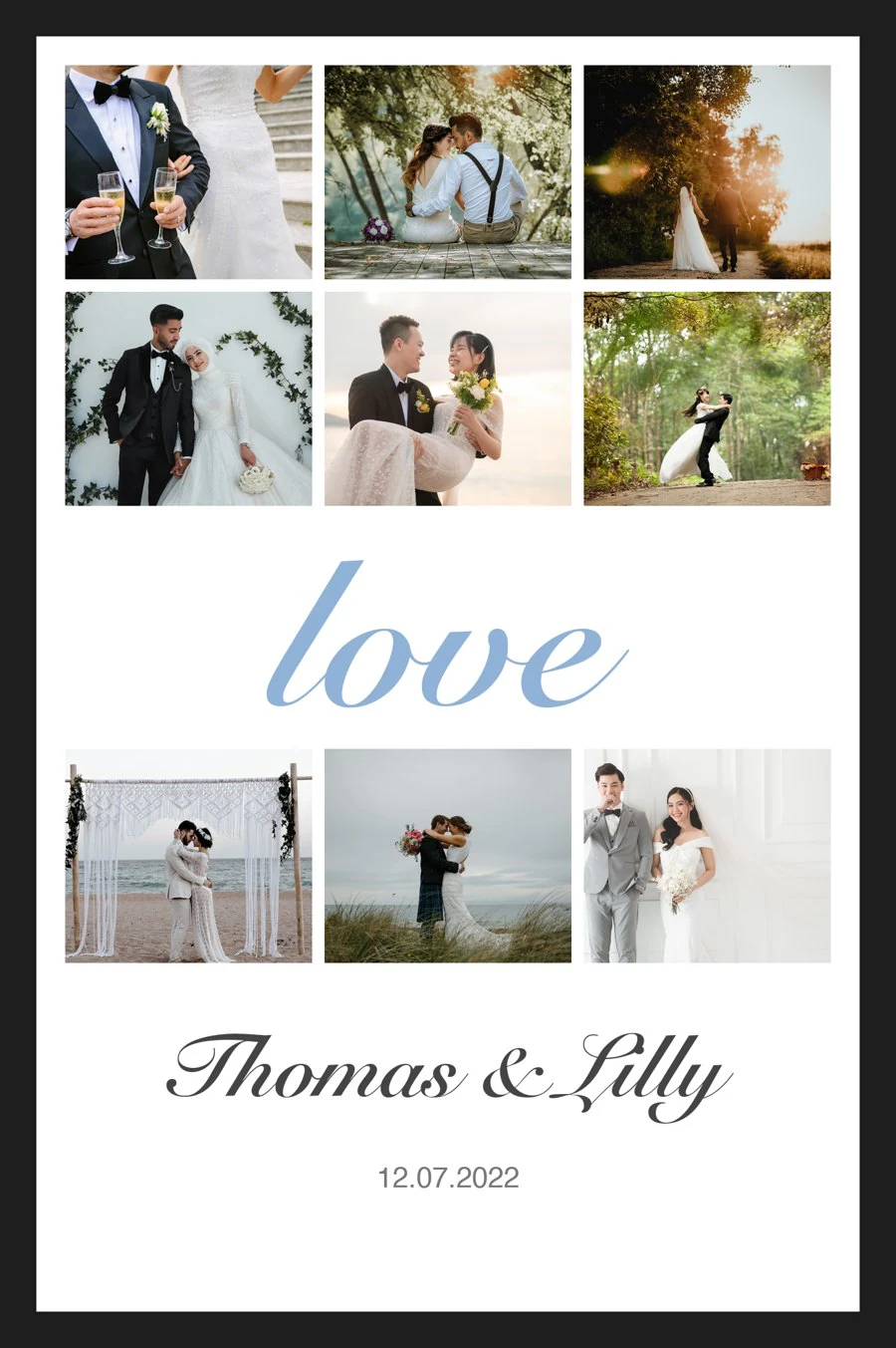 Temp 32 - Thomas and Lilly Wedding Collage